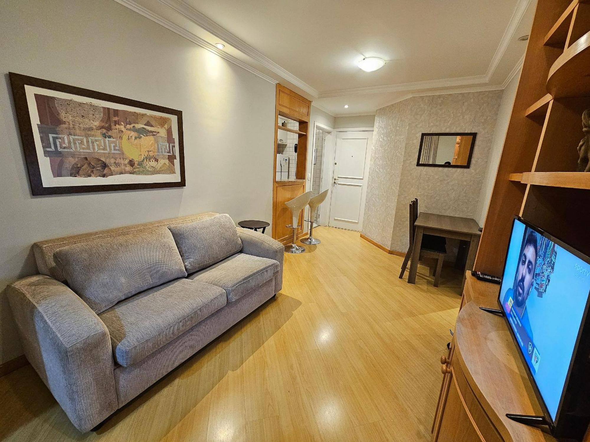Flat Apart/Hotel Com Uma Suite E Cozinha Completa Сан-Пауло Экстерьер фото